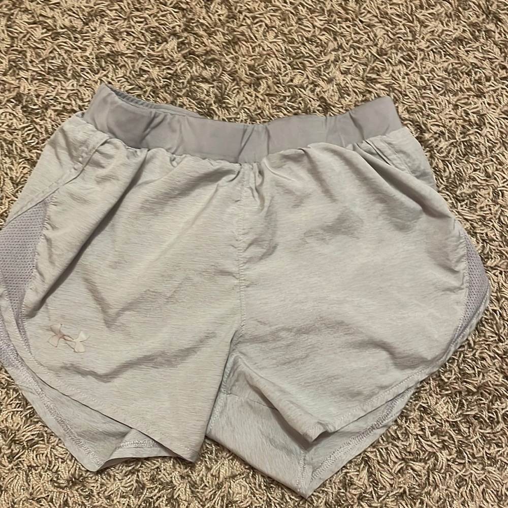under armour grey athletic shorts, size xs